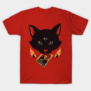 Cat Tarot Death by Tobe Fonseca T-Shirt